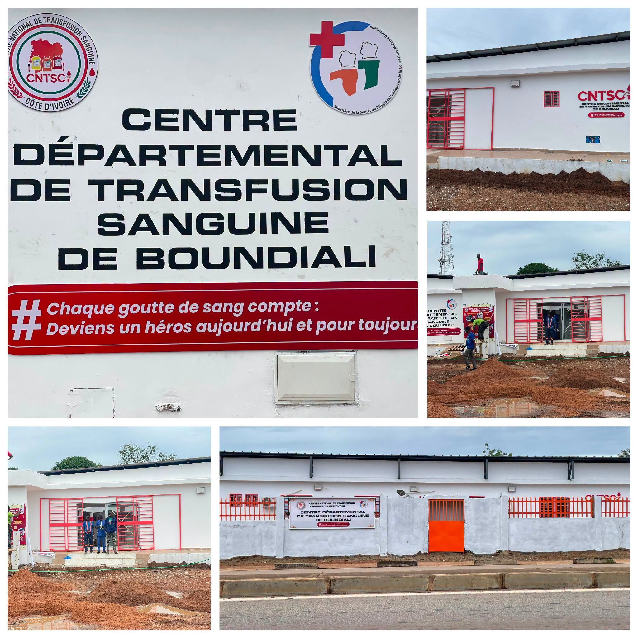 BOUNDIALI : Inauguration du Centre de Transfusion Sanguine de l'Hôpital Général